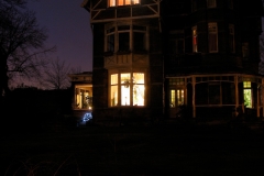 villa emma bij nacht